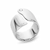 Calvin Kein Klein Ring für Damen Kollektion CK CHERISHED aus Edelstahl verziert mit einem Kristall - 35000664D