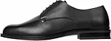 Tommy Hilfiger Herren Derby Schuhe Core aus Leder, Schwarz (Black), 44