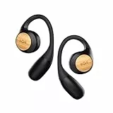 Marley House of Liberate Open Ear Kopfhörer Bluetooth - Open Ear Headphones mit Mikrofon, Earbuds mit 20 Std. Spielzeit, USB-C Ladeetui, Nachhaltige Materialien, Ohrbügel, Schwarz