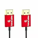 Alvin's Cables 8K HDMI 2.1 Kabel 48Gbps High-Speed ​​Ultradünnes HDMI Kabel für Atomos Ninja-V 4K-60P 6K-Record, Z-CAM, für Canon-C70, für Sony A7S3|A9|A74 1m|39.4inches