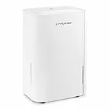 TROTEC Luftentfeuchter elektrisch TTK 54 E – Leistung 18 L/Tag – Fläche 40 m² / 100 m³ – mit Autoabschaltung – für Wohnung und Schlafzimmer