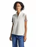 Street One Damen 3227566 Turtleneck Shirt mit Zipper, Off White, 36