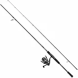 Abu Garcia Fast Attack Pro 210 5-21g Barsch Spin CMB, Spinning Combo für Raubfischangeln, Schwarz