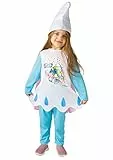 Ciao - Smurfette costume disguise baby official Smurfs (Size 2-3 years) with cape