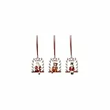Villeroy & Boch - Nostalgic Ornaments, Ornamente Schaukel, Set 3tlg., 18x4x8cm, Porzellan, Mehrfarbig 14-8331-6691