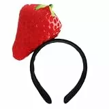 FRCOLOR Erdbeer Stirnband Veggie-stirnband Stirnbänder Schminken Make-up-haarband Spa-stirnbänder Obst- Spa- Cosplay- Dekoratives Stoff Hautpflege Kopfbedeckung
