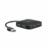 TP-Link USB 3.0 Hub 4 Port Compatible Con MacBook, Surface, Chromebook, Ultrabook, Laptop, iMac, PC, Rasberry Pi, Xbox, PS3/4, Smart TV y TV Box (UH400) (Generalüberholt)