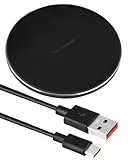 15W Wireless Charger Induktives Ladegerät für iPhone 16/15/14/13/12 Pro Max SE, Samsung Galaxy S24/S23/S22/S21/S20, AirPods 2/Pro, Qi Ladestation mit Type-C Hüllenfreundlich, Schnellladung LED-Anzeige
