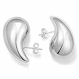 Aucuu Chunky Ohrringe, 18k Ohrringe Dupes für Damen, Hypoallergene Earrings
