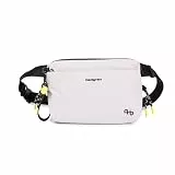 Hedgren JUN Waistbag – Versatile Recycled Crossbody Belt Bag, Water-Repellent, 1.3 L – Unisex Urban Travel Bag (Vaporous Grey)