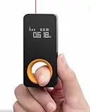 HOTO Laser Entfernungsmesser 30 m Messbereich, ±2 mm Genauigkeit, digitales Laser-Maßband, Laser-Messgerät, OLED-Display, USB-C-Aufladung, Einheitenumrechnung(Fuß/Meter),Taschenformatig 98Ft