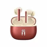 Bluetooth Kopfhörer, Kopfhörer Kabellos Bluetooth 5.3 mit 6 ENC Mikrofon, In Ear kopfhörer Bluetooth mit HiFi Stereo Tiefer Bass, Lärmminderung, 50Std Spielzeit, IPX8 Wasserdicht Ohrhörer LED-Anzeige