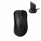 BenQ - Zowie EC3-CW Kabellose Ergonomische Esports Gaming Maus, Verbesserter Empfänger, Mausrad mit 24 Stufen, Ohne Treiber, Große Kleine, Schwarz