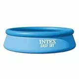INTEX 'Easy Set' XL Pool rund Aufstellpool 305 x 76 cm, Volumen 3.853 l, Großer Aufblasbarer Pool Garten – Aufstellpool Schwimmbecken Kinder ab 6 Jahren, blau (28120NP)