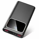 Coucur Power Bank, 2025 Powerbank 20000mAh mit 22,5W Schnellladefunktion USB C Input & Output, PD 3.0 QC 4.0 Externer Handyakkus, Powerbank Klein Kompatibel mit iPhone 11 12 13 14 15 16 17 Samsung