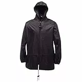 Regatta Herren Stormbreak waterdichte met capuchon Jacke, Schwarz, M EU