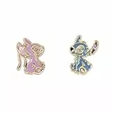 Stitch & Angel Mismatch Ohrstecker, Einheitsgröße, Messing/Sockel, Kein Edelstein