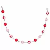 BUTLERS Weihnachtsgirlande Kugeln 120cm | rote Kugelgirlande | Festliche Dekoration | Weihnachtsdeko für Feste & Party