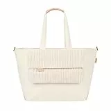 Babymoov Wickeltasche Tote Bag Bloom, Wickeltasche, Kapazität von 35l, zahlreiche Staumöglichkeiten, Wickelunterlage, Kinderwagenbefestigungund Schultergurt inbegriffen, abnehmbare kleine 3l Tasche