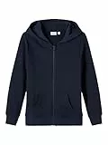 NAME IT Sweatshirt mit Kapuze und Reißverschluss Dark Sapphire 146-152