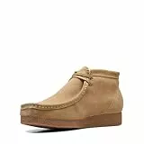 Clarks Herren Shacre Boot Chukka-Stiefel, Dunkler Sand Wildleder, 45 EU