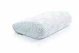 TEMPUR EASE Schlafkissen Memory Foam, ergonomisches Nackenstützkissen für jede Schlafposition, Liegegefühl fest, 50 x 31 x 10/5 cm, Weiß