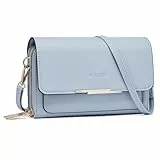 Roulens Klein Handy Umhängetasche,Damen Kleine Umhängetasche, Veganes Leder Crossbody Schultertasche Reisepass Handytasche mit Kartenschlitz Verstellbar Abnehmbar Schultergurt