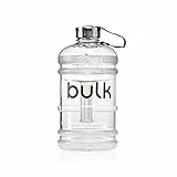 Bulk Half Gallon Wasserflasche, Sport Trinkflasche, Klar, 2.2 Liter