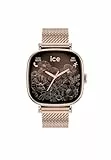 ICE-WATCH – Ice smart 2.0 Rose-Gold Milanese – Quadratische Smartwatch in Roségold für Damen mit Edelstahlarmband – 025233 (1,70 Zoll)