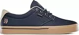 Etnies Jameson 2 Eco – Nachhaltiger Skate-Stil, verstärkte Cupsole, gepolsterte Dämpfung, Alltagssneaker, vegan - Navy/Gum/Gold - 47