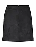VERO MODA Damen Vmdonnadina FAUX SUEDE SHORT SKIRT NOOS Rock,, per pack Schwarz (Black Black), 36 (Herstellergröße: S)