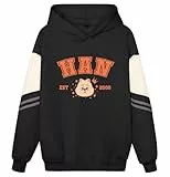 Kpop Bangchan Felix Hoodie Hyunjin Changbin IN Han Seungmin Lee Know Kapuzenpullover für Damen, Han, XL