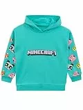 Minecraft Kapuzenpullover für Mädchen | Kapuzenpullover für Spielerinnen | Kapuzenpulli für Gamer-Mädchen| Blau | 134