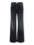 KIDS ONLY Mädchen Kogjuicy Life Wide Leg DNM Dcc369 Noos Hose, Washed Black, 152 EU