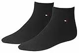 Tommy Hilfiger Herren Th Mens Quarter 2p Socken, 200 - Black, 43-46 EU