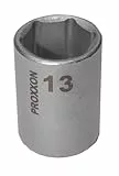 PROXXON 23728 Steckschlüsseleinsatz/Nuss 13mm Antrieb 6,3mm (1/4')