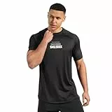 SMILODOX Slim Fit T-Shirt Powerfit Triple Herren, Atmungsaktives Kurzarmshirt, Schnelltrocknendes, strapazierfähiges Funktionsshirt für Laufen, Gym & Sport, Kompressionsshirt mit Rundhalsausschnitt