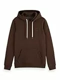 Scotch & Soda Seasonal Core Kapuzenpullover mit regulärer Passform mit Logo, Demitasse 201, S