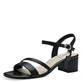 s.Oliver Damen Sandalen mit Absatz Elegant Bequem, Schwarz (Black), 40 EU