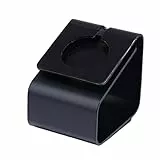 KITANDOVE Metall Smartwatch Ladestation Schwarz Kompatibel Mit Elegante Und Robuste Ladestation Für Effizientes Laden Ihrer Smartwatch Ideal Für Zuhause Und Unterwegs