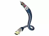inakustik – 0042302 – Premium High Speed HDMI 2.0b Kabel mit Ethernet | Für die Übertragung von Ultra HD Signalen | 2m in Blau | 2160p - 4K@50/60Hz - Audio Return Channel - HDR-Support - HD Audio