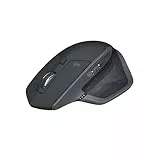 Logitech MX Master 2S Bluetooth Edition kabellose Maus, mehrere Oberflächen, superschnelles Scrollen, ergonomisch, aufladbar, Verbindung zu bis zu 3 Mac/PC-Computern - Graphit