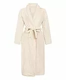 HUNKEMÖLLER Bademantel lang Fleece - WHITECAP GRAY - XL/XXL