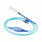 Generisch Aquariumreiniger – PVC 250 cm Gesamtlänge | Kiesreiniger für Aquarien | Aquarium Fisch-Siphon für einfachen Wasserwechsel, Wartung, Aquarium-Reinigung und Habitat-Pflege