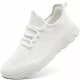 MGNLRTI Sneaker Herren Sommerschuhe Slip on Sportschuhe Turnschuhe Fitnessschuhe Laufschuhe Freizeitschuhe Straßenlaufschuhe Joggingschuhe Leichte Tennisschuhe Weiß Größe 49 EU