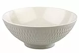 APS Schale „Asia Plus“ aus nahezu unzerbrechlichem Melamin, vielseitig einsetzbare, stapelbare Kunststoffschale, Salatschüssel, grau/creme, Ø 20 cm, 1,1 Liter.