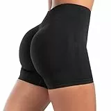 SMILODOX Shorts Damen Kalea Scrunch, Kurze Radlerhose Sport Damen, Figurformende Hotpants mit Booty Scrunch und Kontur, elastischer Bund, weiches Seamless Material, perfekt für Training und Alltag