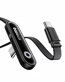 Baseus USB C auf USB C Kabel 90 Grad 2m, 100W Schnellladung USB C Ladekabel E-Sport mit Ringatmosphärenlicht für iPhone 17 16 15 Pro/Pro max, Samsung Galaxy S25 S24 S23 S22 Ultra, MacBook, iPad Pro