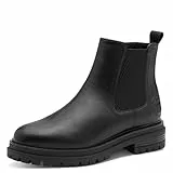 s.Oliver Damen Chelsea Boots Elegant Vegan, Schwarz (Black Nappa), 40 EU
