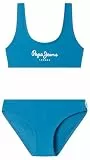 Pepe Jeans Mädchen Pepe SC Bikini Set Bikini Set, Blau (Light Turquoise Blue), 16